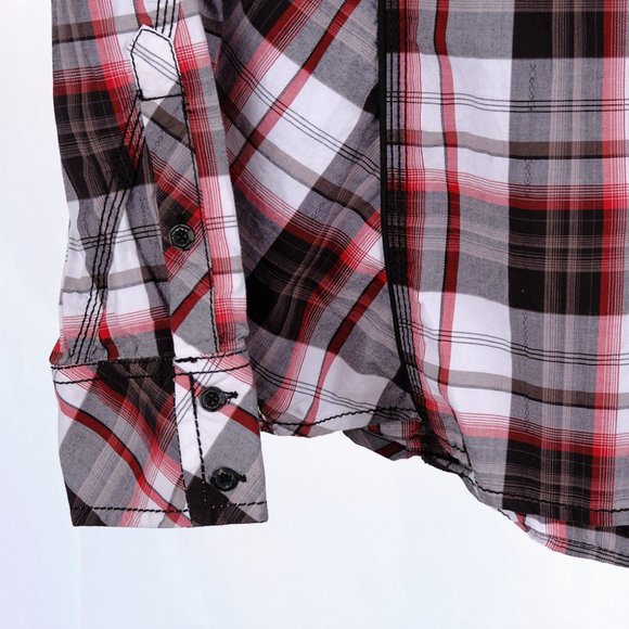 Buckle Black Men's Standard Fit Button Front Medium - Picture 3 of 6